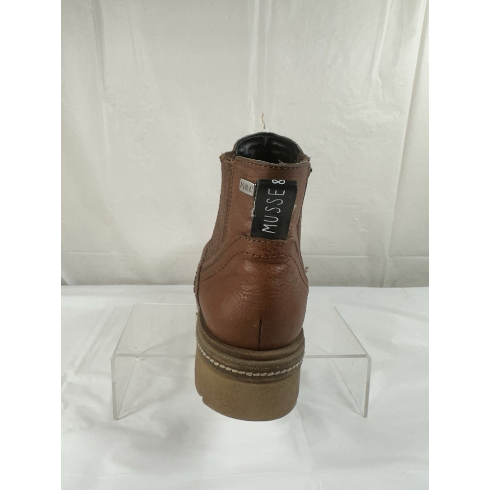 Musse & Cloud CHELSEA PLATFORM BOOT BROWN LUG SOLE - Picture 12 of 14
